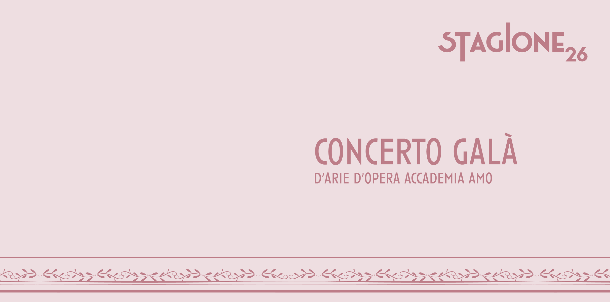CONCERTO GALA’ D’ARIE D’OPERA ACCADEMIA AMO