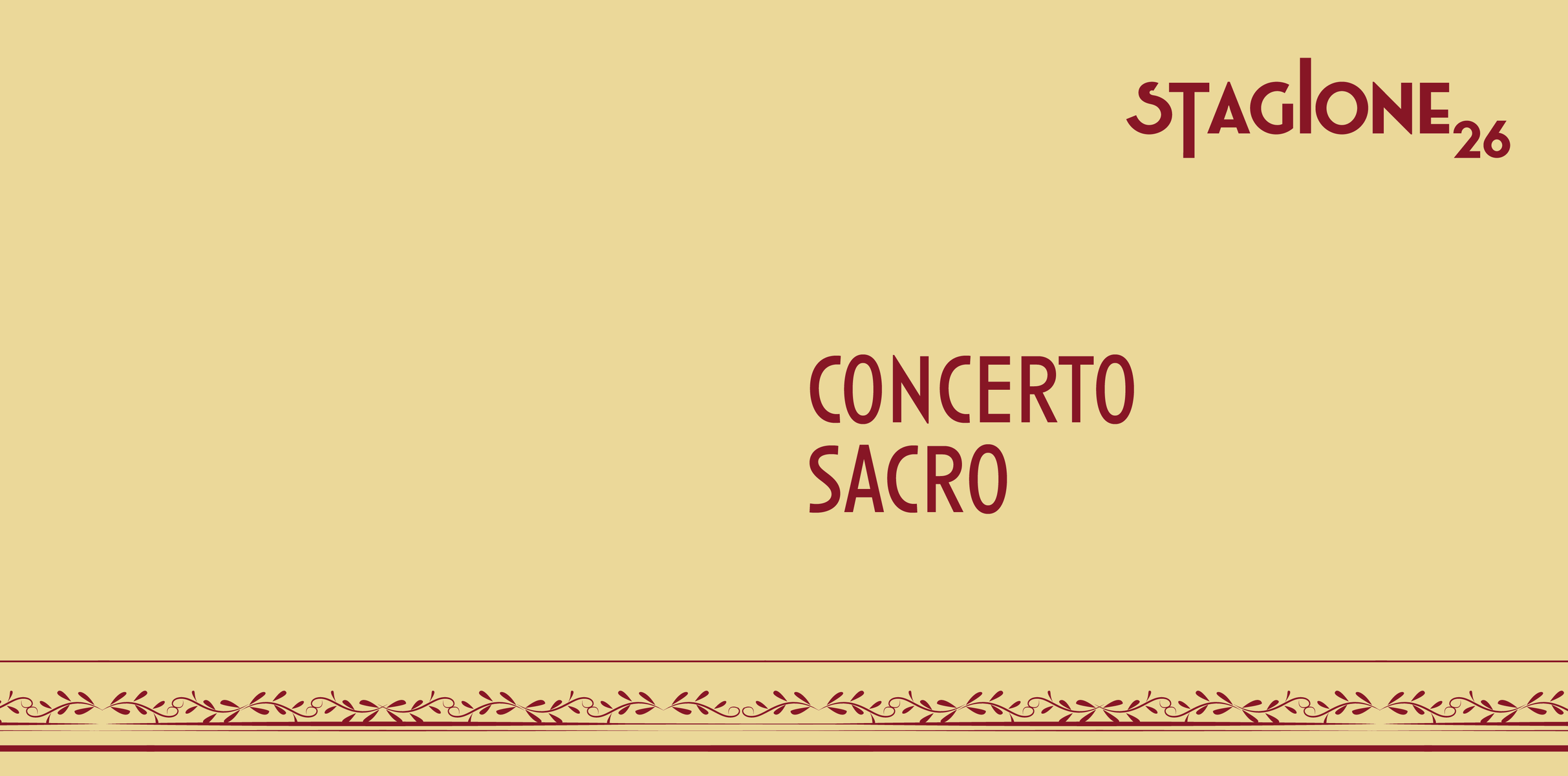 CONCERTO SACRO